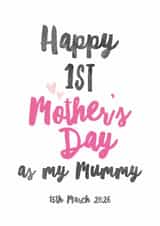 First Mother's Day Card - 2026 - New Mum Card - Card For Mummy created by Sweetlove Press