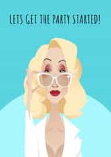 cher let's get Birthday Card 22896 created by Christina Connelly