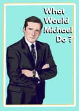 the office michael scott Good Luck Card 16590 created by Amy Chadney