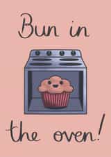 bun in Pregnancy Card 8029 created by Bloom & Lark Designs