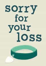 Sweet sympathy card for the loss of a pet created by Lisa Greener