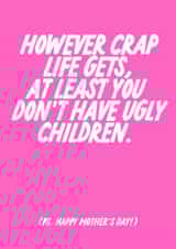 Funny Mothers Day Card, Cheeky Humour created by The Marmalade Cat