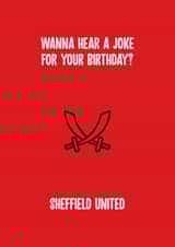 sheffield united football Birthday Card 11673 created by Rishi