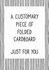 customary piece Birthday Card 9835 created by Cat Flap Cards