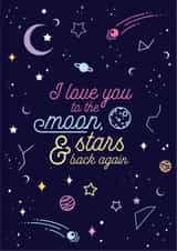 moon and stars i love you Card 41206 created by CoconuTacha