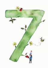 Happy 7th birthday card created by Heidi Burton