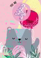 fourth 4th Birthday Card 16436 created by Jessica Eyre