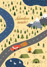 adventure awaits Leaving Card 10260 created by Forever Funny