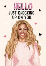 Beyonce Thinking of you Card 40666 created by Bubble&Cheek