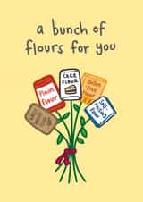 bunch flour Thank You Card 14868 created by 10isha.design