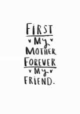 adult typography Mothers Day Card 38536 created by Ellie Ellie