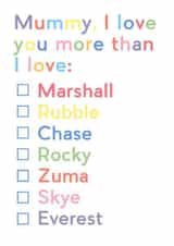 mummy more Mothers Day Card 7794 created by JosieOnTheRun