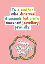 deserved diamonds Mothers Day Card 39989 created by Carla Letters