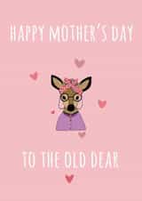 cheeky animal Mothers Day Card 40598 created by Kersti & Gem