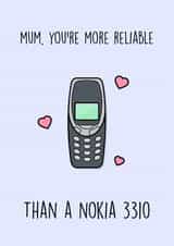 nokia funny Mothers Day Card 34033 created by Rishi