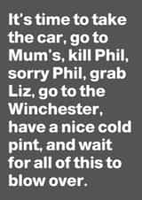 shaun of the dead hot fuzz Card 39380 created by Hardly Appropriate