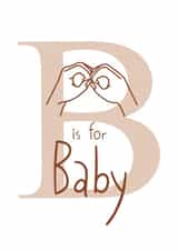 sign language adult New Baby Card 16806 created by The Stringer Edit