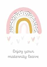 rainbow enjoy Pregnancy Card 9252 created by Tiger Feet Creations