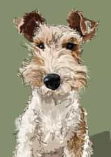 Cute Birthday Card - Dog - Terrier created by Higgledy Pets