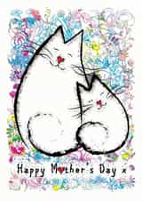Cat card Cat Mum Card 34071 created by Kat Pearson