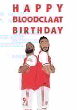 Arsenal Lacazette Birthday Card 41217 created by David Rudd