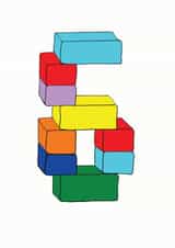 six 6th Birthday Card 7044 created by A Ray of Sunshine Cards