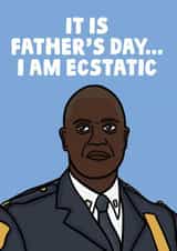 Raymond Holt Brooklyn 99 Father's Day card created by Studio Doodles