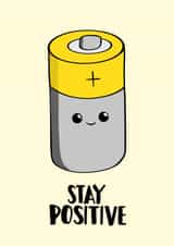 Stay Positive Thinking Of You Card created by Tori's Little Bubble