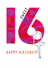 16 sweet 16 Card 24742 created by Pink Pig