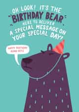 birthday bear Birthday Card 41554 created by Matt Joyce