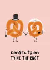 Pretzel wedding - tie the knot created by Easel & Bear