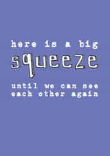 Blue Lockdown Squeeze Card created by Becka Griffin