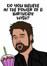 Jonathan Frakes Beyond Belief Birthday Card created by Charles Makes