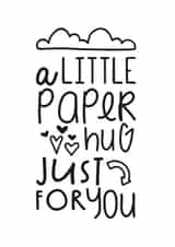 hug themed card created by Jodie Gaul & Co