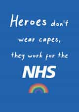 NHS typography Thank You Card 17048 created by SnailMail