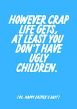 Funny Father’s Day Card, Cheeky Humour created by The Marmalade Cat