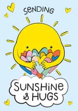 Sending Sunshine & Hugs Card created by Macie Dot Doodles