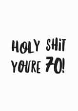 Special Age holy shit Birthday Card 7418 created by I am Nat