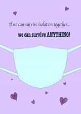 Heart Covid-19 Card 40845 created by Petals & Puns