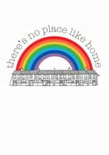 There's No Place Like Home Rainbow Card created by Becka Griffin