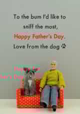 Sniff from the dog Father's Day card created by Bold & Bright Cards