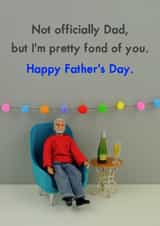 Not officially Dad Father's Day card created by Bold & Bright Cards