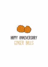 ginge rude Anniversary Card 11756 created by Arundel-Peaches Brown