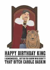 tiger king joe exotic Card 36446 created by Big Kid