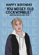 nosey old Birthday Card 17107 created by Guilty Cards