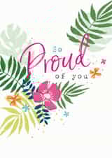 proud flowers Congratulations Card 12523 created by Clare Joys