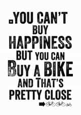 Cycling Birthday Card for Cyclists created by EllieBeanPrints