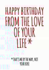 Bike Cycling Birthday Card 41921 created by EllieBeanPrints