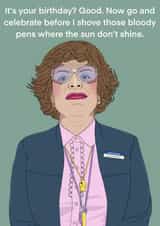 Pauline Birthday Birthday Card 15793 created by Lizzy B Draws.