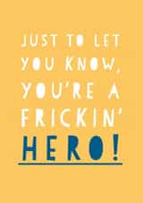 keyworker hero Thank You Card 9867 created by Heather Alstead Design LTD